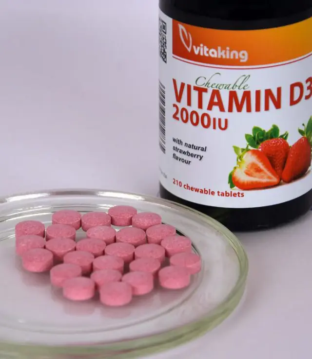 Vitaking Vitamin D3 2000 IU Strawberry, 90 Lozenges 3