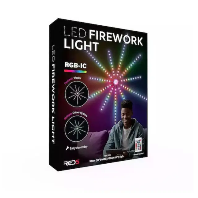 The Source Red5 Επιτοίχιο Φωτιστικό: Firework Led Light