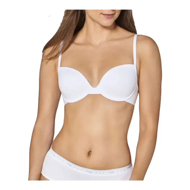 Sloggi Γυναικείο Σουτιέν 24/7 Cotton WHP, Χρώμα Λευκό
