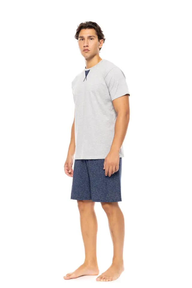 Ανδρική Πυτζάμα S-M568 Deep Blue Grey Ulisse 2