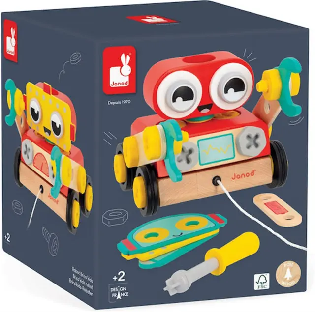 Brico'kids Συρόμενο Ρομπότ Janod Παιχνίδια Ρόλων / J06459 (Janod)