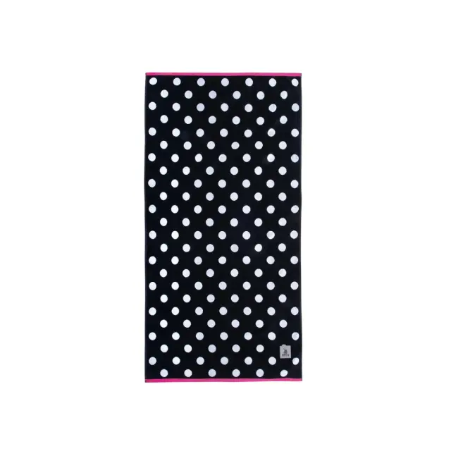 Πετσέτα Θαλάσσης 90x170 400gsm Essential Greenwich Polo Club 4068 Black-Fuschia 100% βαμβακερό