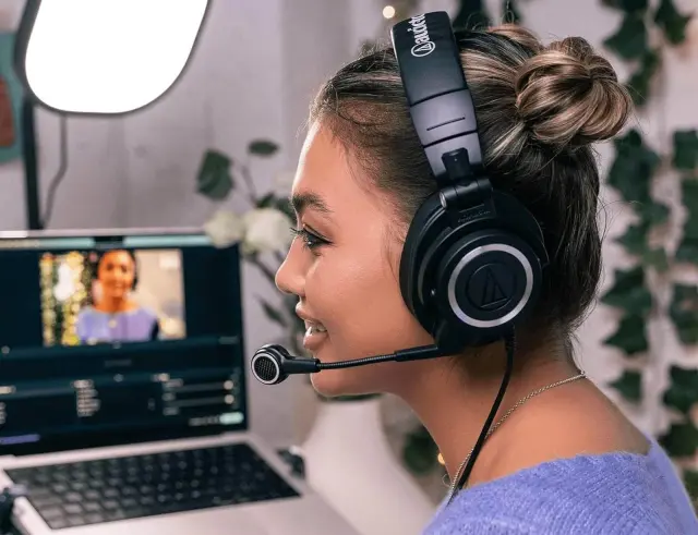 Streaming Headset Audio Technica ΑΤΗ-Μ50×SΤS - 3.5 mm, XLR - Black 2