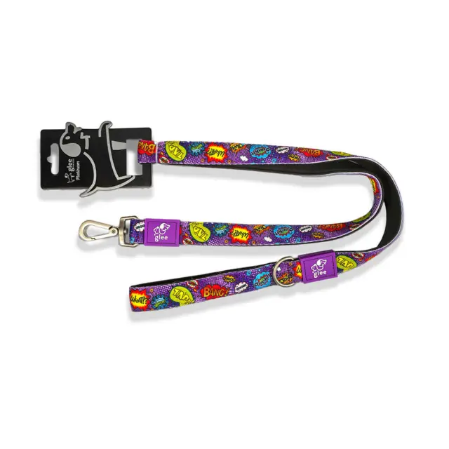 Glee Platinum Purple Boom - Οδηγός Σκύλου L 2.5x120cm