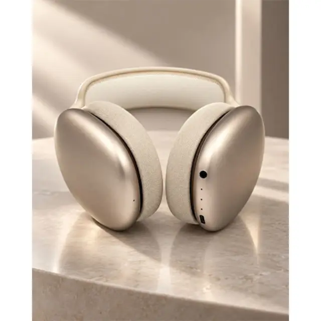 Amaya AEB-ANC680M Ασύρματα Bluetooth Over Ear Ακουστικά με 50 ώρες Λειτουργίας Μπεζ 3