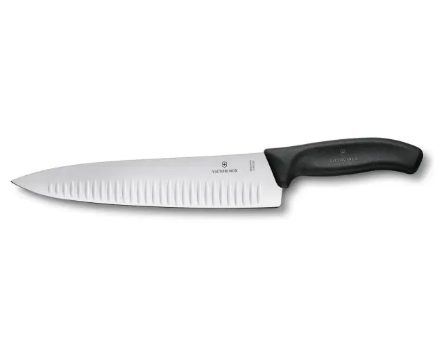 Μαχαίρι σεφ Victorinox Swiss Classic με αυλακώσεις και μήκος λεπίδας 25cm - Black6.8023.25B 3