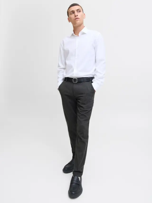 JPSTMARCO BOWIE WINTER CHINO SN - Dark Grey 2