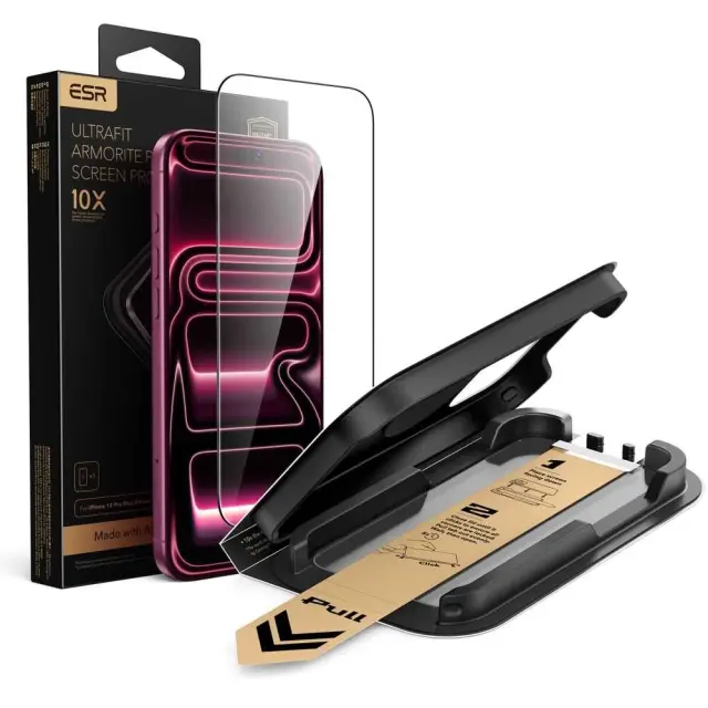 Esr Ultrafit Armorite Pro Tempered Glass Iphone 17 Pro Max / 18 Pro Max Black