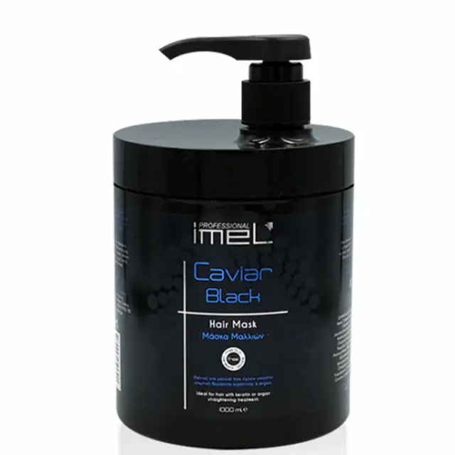 Imel Μάσκα Μαλλιών Caviar Black 1000ml