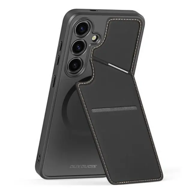 Θήκη Δερμάτινη Dux Ducis Samsung Galaxy S24 5G 3 σε 1 Magnetic με Stand Rafi II Μαύρο N64207