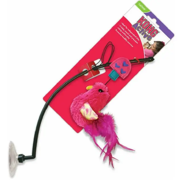 Kong Παιχνίδι Απασχόλησης για Γάτες Connects Window Teaser με Catnip 33x0x8.26cm Μονόχρωμο