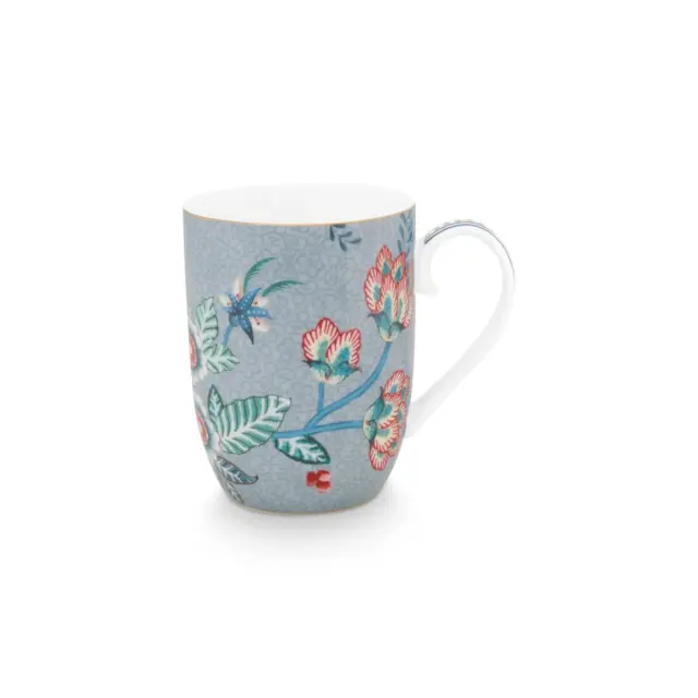 Pip Studio Σετ 2 Κούπες 145ml / Set 2 Mugs in a Gift Box: Flower Festival (2 χρώματα) - Μπλε 3