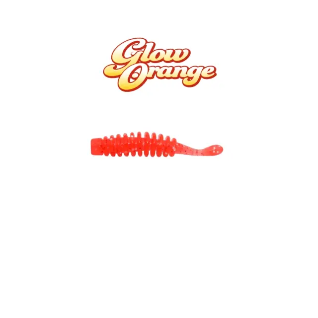 Plankton 30 mm – LRF Silicone Feed (12 τεμάχια) - Τεχνητό Δόλωμα - Glow Orange