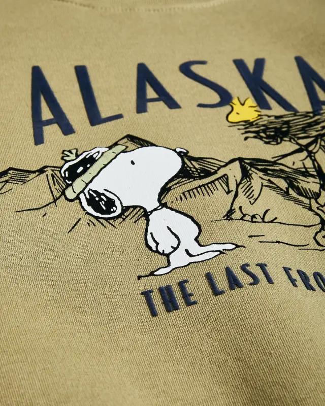 Σετ φόρμας φούτερ Snoopy με τύπωμα και ανάγλυφα γράμματα 3