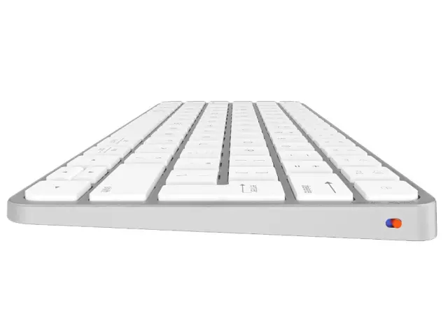 Meetion MT-K210MW 2.4G+Bluetooth Πληκτρολόγιο Λευκό US 17.002.0020 2