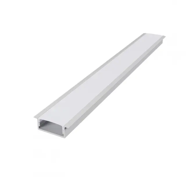 Aca Light NORM ΠΡΟΦΙΛ ΑΛΟΥΜΙΝΙΟΥ ΛΕΥΚΟ ΜΕ ΟΠΑΛ ΚΑΛΥΜΑ 2m/pc