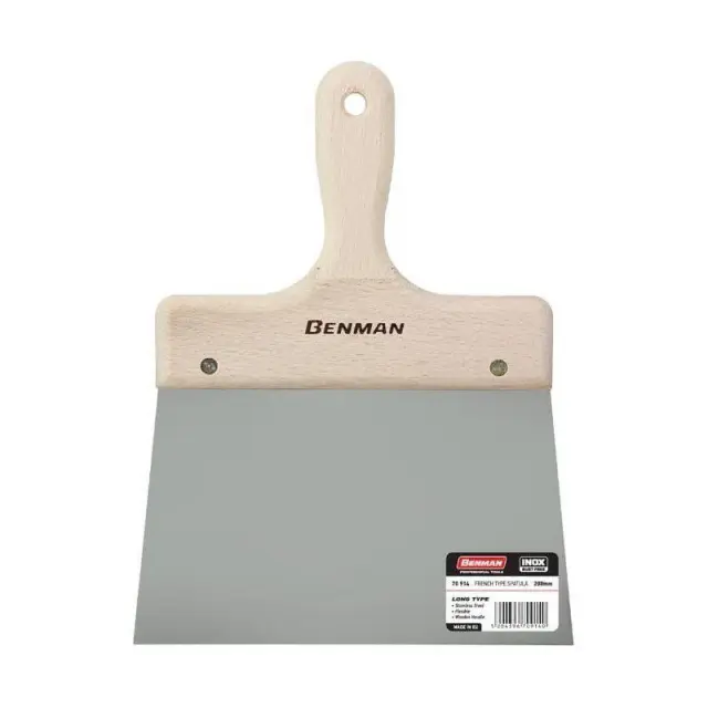 Benman 70913 - Σπάτουλα Inox 180mm με Ξύλινη Λαβή