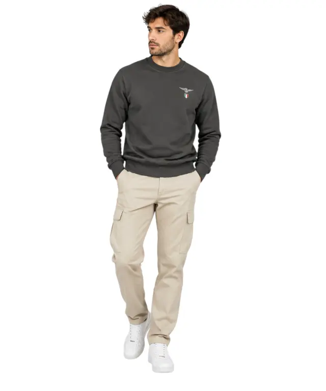 Accademia Militare - Ανδρική Μπλούζα Φούτερ W6S732-5731-002 Μαύρο 2