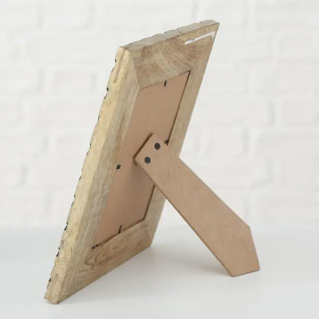 Κορνίζα 15x10 Σκούρο Καφέ Ξύλο 26x20cm 2