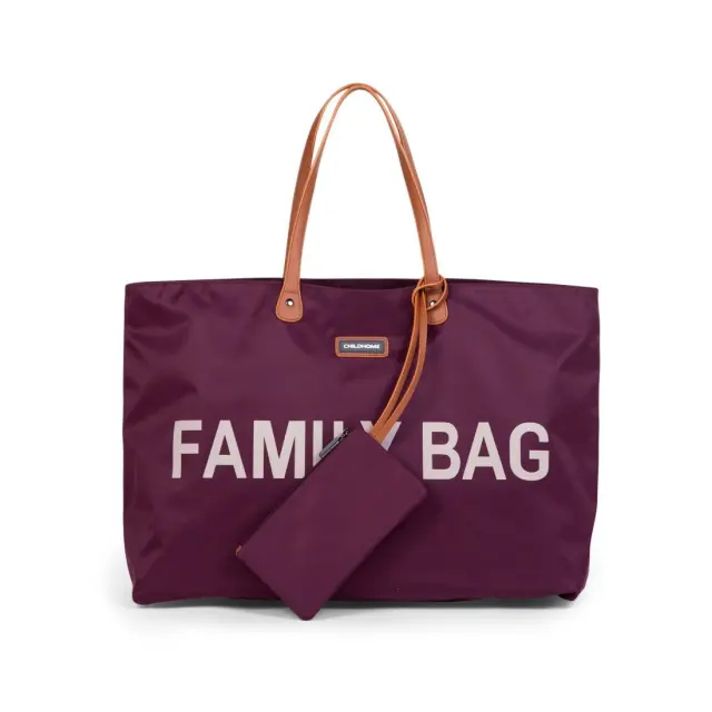 Τσάντα Αλλαγής ChildHome Family Bag Aubergine BR75999 2