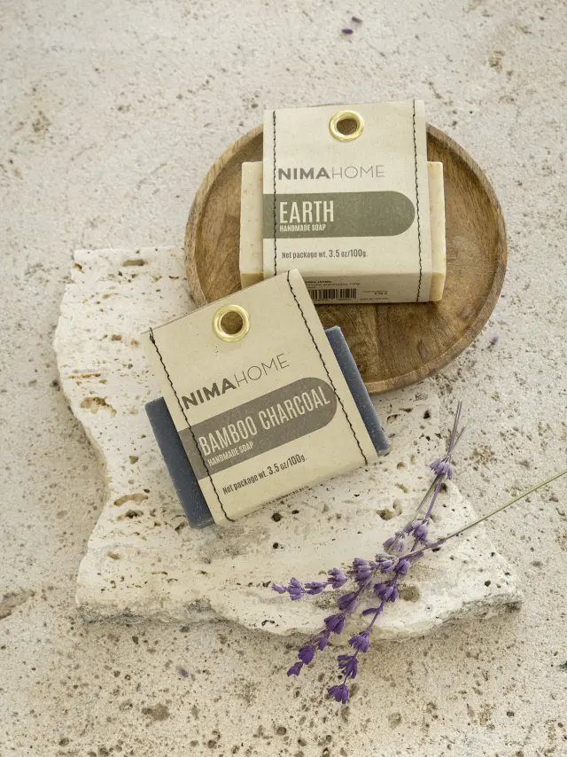 Σαπούνι Χειροποίητο Bamboo Charcoal Σαπούνι 100g Ένα χρώμα 2