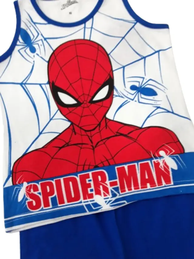 Πιτζάμα Αμάνικη Καλοκαιρινή Spiderman Light Blue 80102040010 - 24 M (92cm) 2