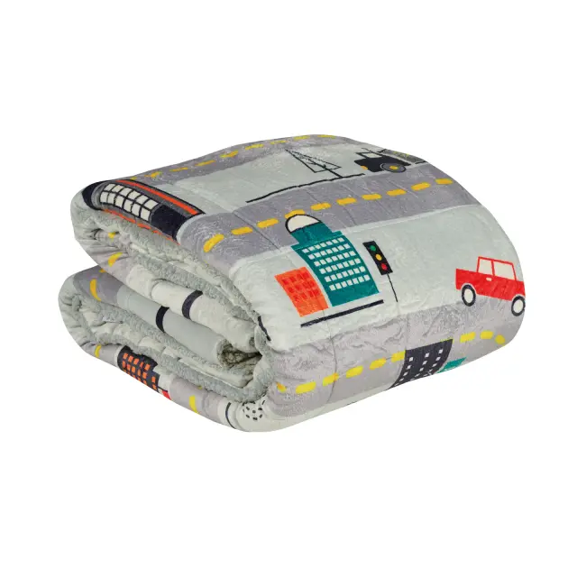 DAS KIDS ΚΟΥΒΕΡΤΟΠΑΠΛΩΜΑ 160Χ220 4924 GREY 3