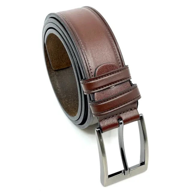 Καφέ Δερμάτινη Ζώνη Full Grain 3,5 cm - 105cm 3