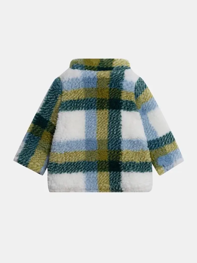 Βρεφική Ζακέτα για Αγόρια Cozy Plaid ΠΟΛΥΧΡΩΜΟ 3