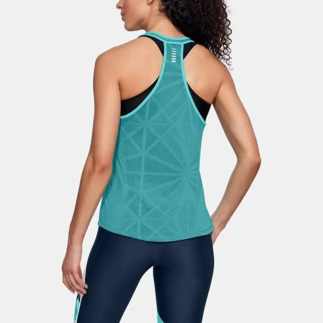 Under Armour Threadborne Racer Tank (1318420-796) - Τιρκουάζ - XS 2