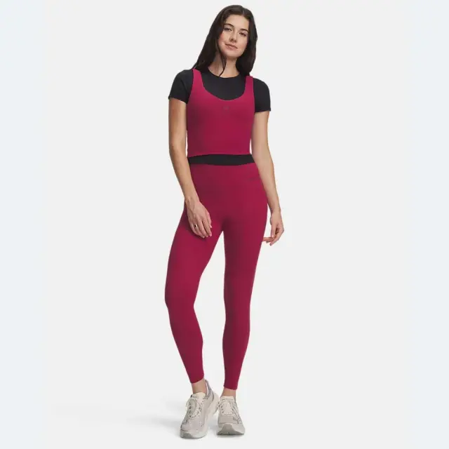 Under Armour Women's Motion 7/8 Tight Μπορντό 6013784-622 (Under Armour) 3