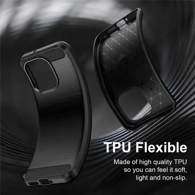 Techsuit - Carbon Silicone - Xiaomi Redmi Note 17 4G / 5G - Black 2