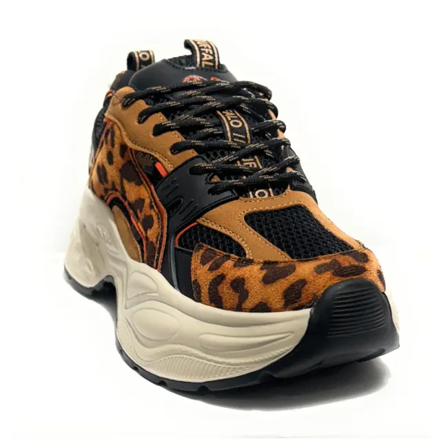 Γυναικεία Sneakers Buffalo Yuno BNPD00016355 Beige/Black/Leo Animal Print - 37 2