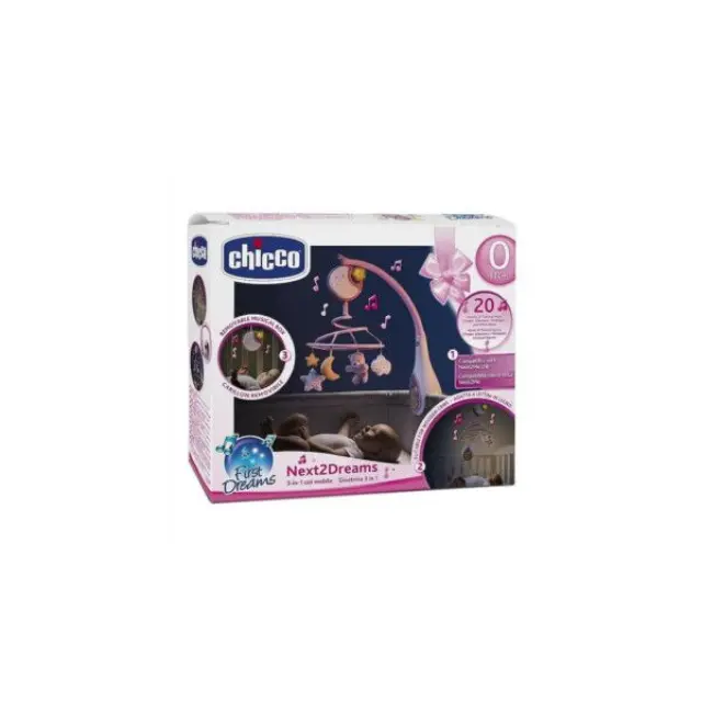 Chicco Mobile μουσικό περιστρεφόμενο παιχνίδι 3σε1 Μπλε 2
