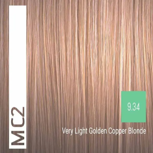 Sensus MC2 Permanent Hair Color 9.34 Copper Golden Very Light Blonde 100ml - (χωρίς αμμωνία χάλκινο ανοιχτό πολύ ξανθό ντορέ) 2