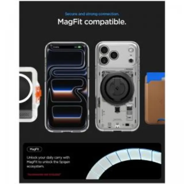 Θήκη TPU & PC Spigen Apple iPhone 18 Pro/ 17 Pro MagSafe Ultra Hybrid Neo One Διάφανο N71791 3
