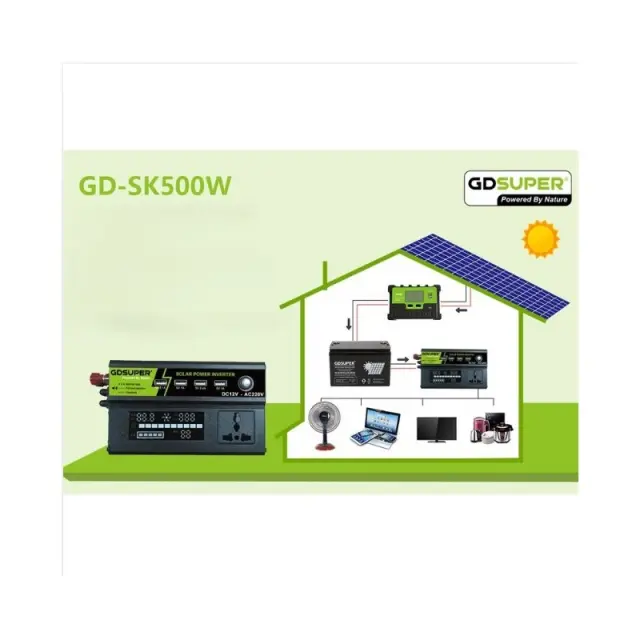 ΜΕΤΑΤΡΟΠΕΑΣ ΡΕΥΜΑΤΟΣ 500W PLUG-IN GD-SK500W