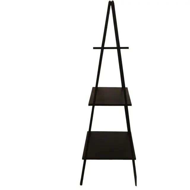 Ραφιέρα Μαύρο Μέταλλο 57x37x110cm 2