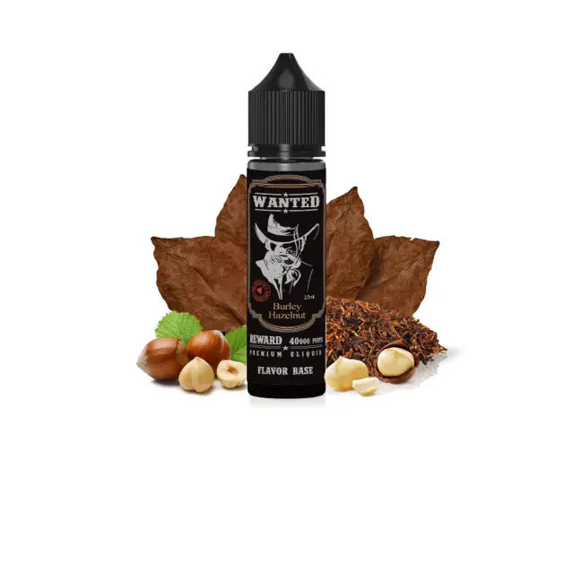 Burley Hazelnut 15ml (60ml) - Wanted Flavorshots