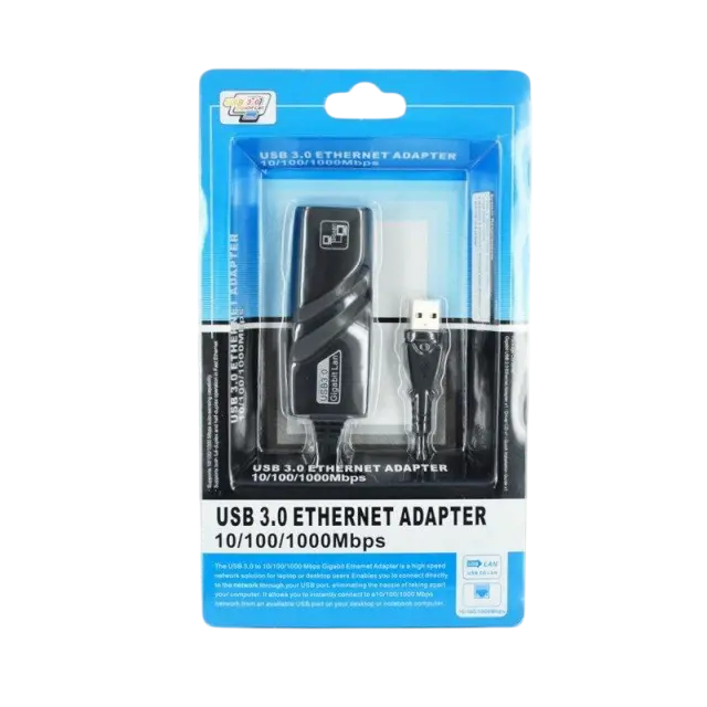 ΑΝΤΑΠΤΟΡΑΣ ΔΙΚΤΥΟΥ CONVERTER USB ΓΙΑ ΕΝΣΥΡΜΑΤΗ ΣΥΝΔΕΣΗ ΣΕ ETHERNET HL-04752