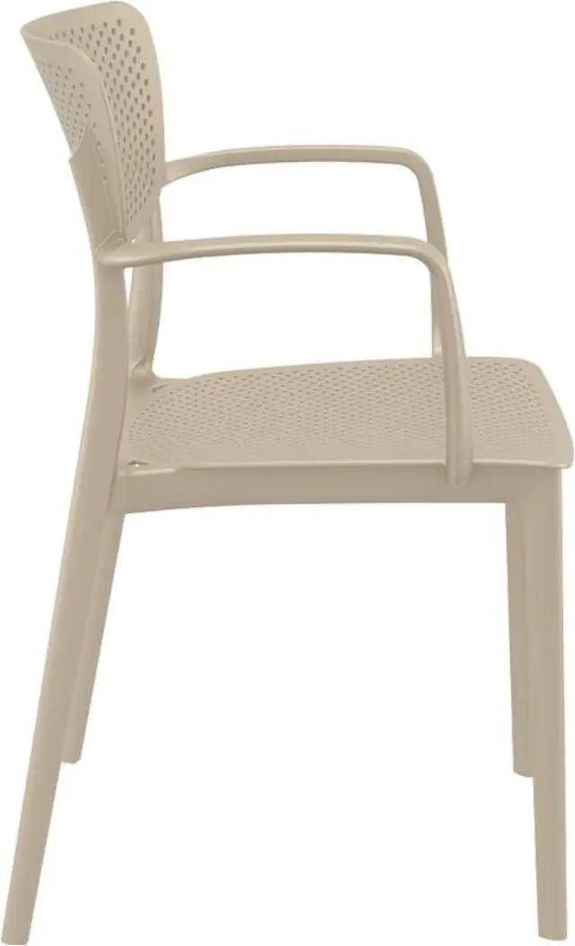 Πολυθρόνα Στοιβαζόμενη LOFT Dove Grey PP 54x53x82cm 3