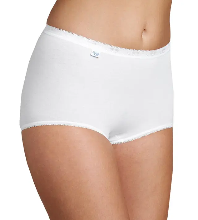 Sloggi Γυναικείο Εσώρουχο Basic Maxi, Χρώμα Λευκό