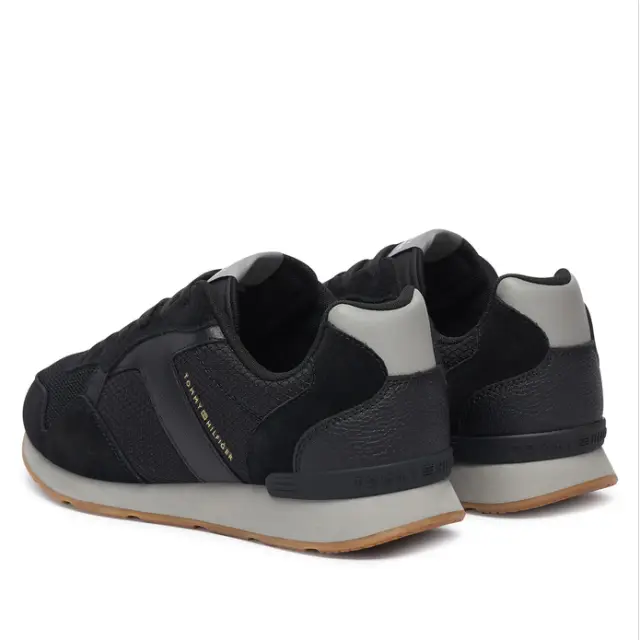 Ανδρικά Sneakers Tommy Hilfiger FM0FM06001-PR2 Μαύρα Μαύρο - 41 3