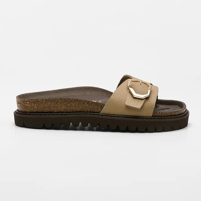 Genuins Πέδιλα Γυναικείο δέρμα Μπεζ GEN/MATILDA G106515 TAUPE