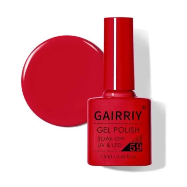 Ημιμόνιμο επαγγελματικό βερνίκι GAIRRIY 7.5ML - 0.26FL.OZ 59