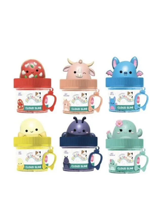 Horizon Group Usa Squishmallows Blind Slime-μπρελόκ Topper Βαζάκι 6 Σχέδια Horizon / HG234360 (Jazwares)