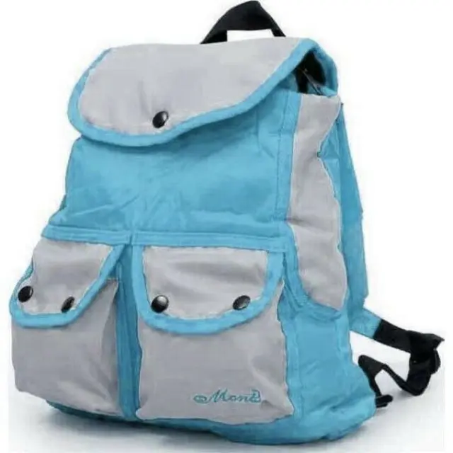 Moni Τσάντα - Αλλαξιέρα Πλάτης Grey-Blue 3800146256005