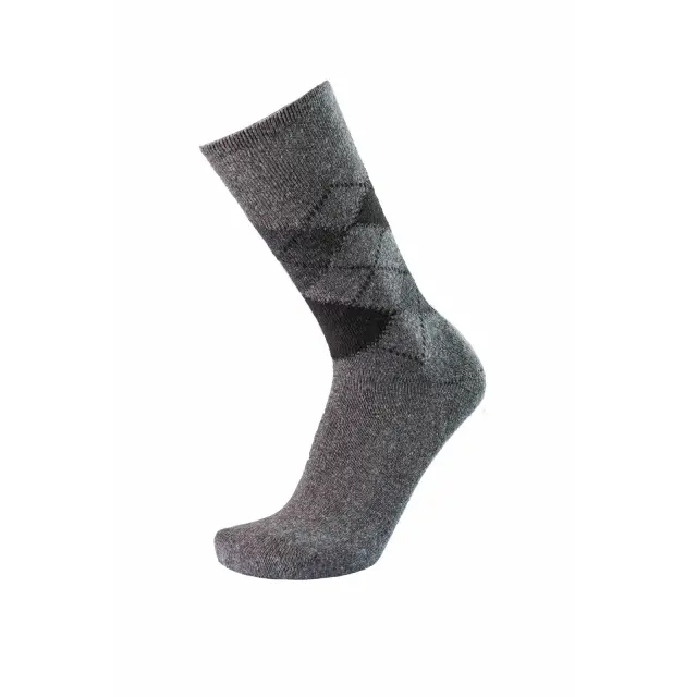 Κάλτσες ανδρικές Merino Wool Καρώ 104-371 Grey 41-46 Ulisse 2