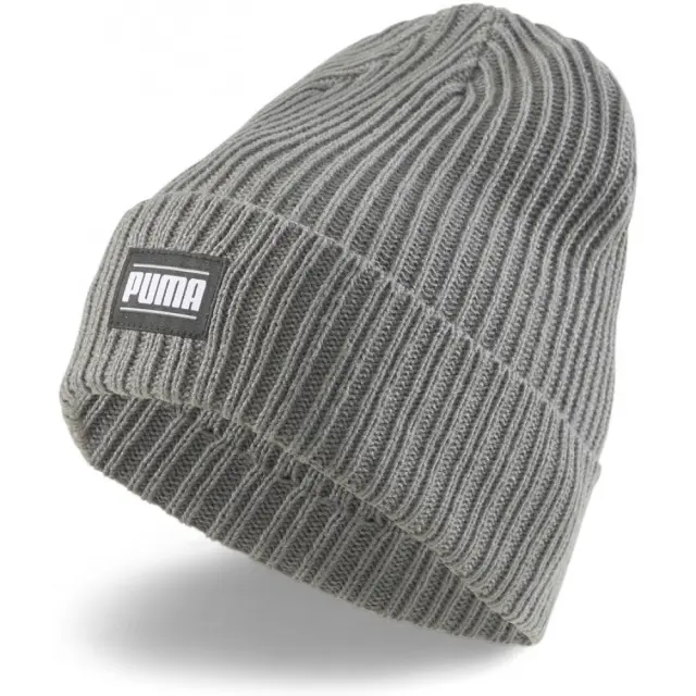 Puma Unisex Ribbed Classic Cuff Beanie Γκρι 024038-03 (Puma) - One Size 3