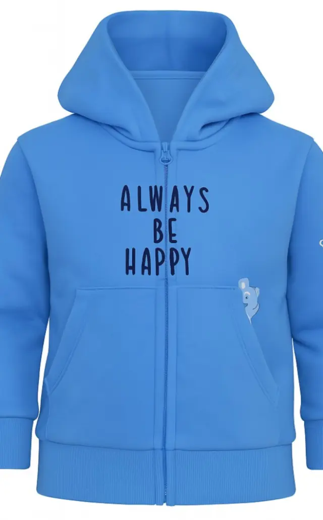 Ζακέτα με Κουκούλα Always Be Happy Venere Blue 8020621 - 12 M (80cm) 2